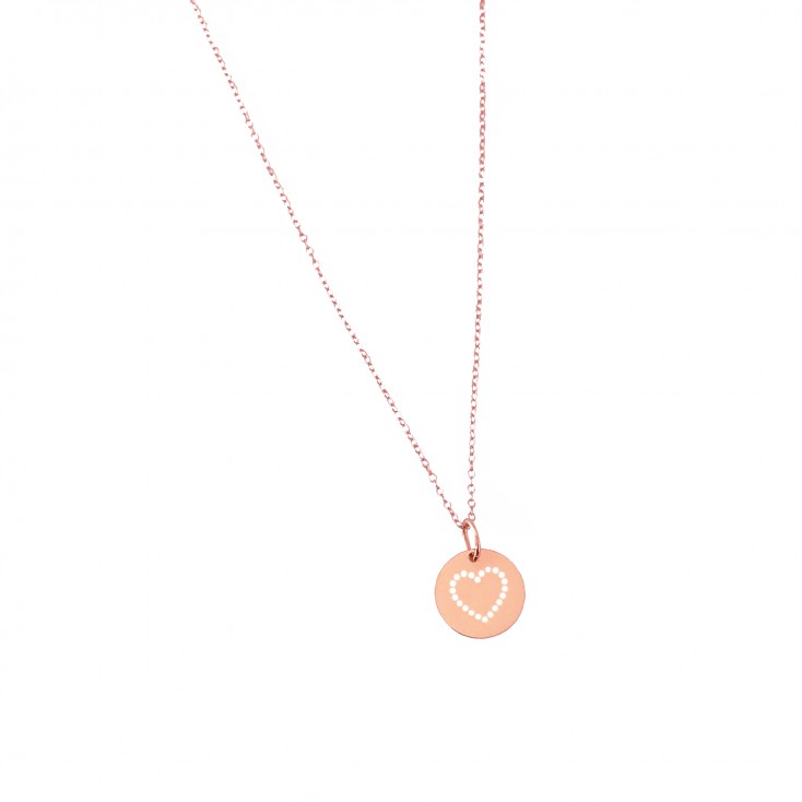 COLLIER MEDAILLE COEUR PM